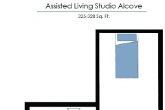 Assisted Living Studio Alcove